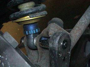 Front lower damper bolt