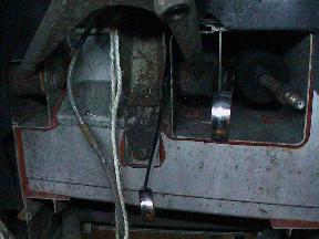 Front upper wishbone rear pivot bolt