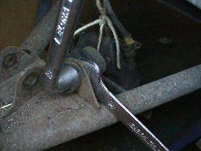 Anti roll bar drop link nut