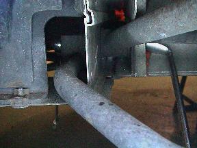 Front lower wishbone forward pivot bolt